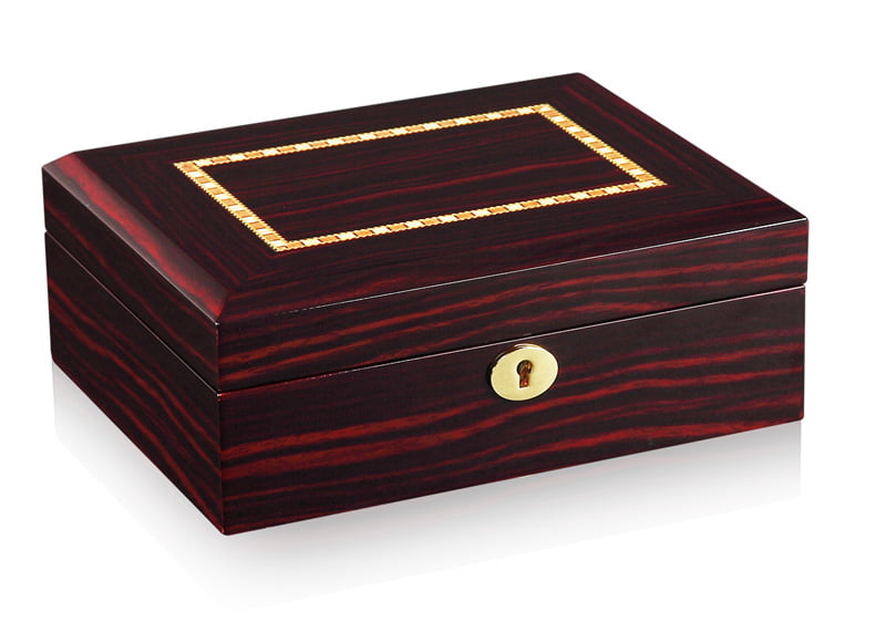 High Glossy Ebony with Grey 8 Watch Case
