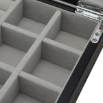 Bark Veneered MDF Jewelry Organizer Case