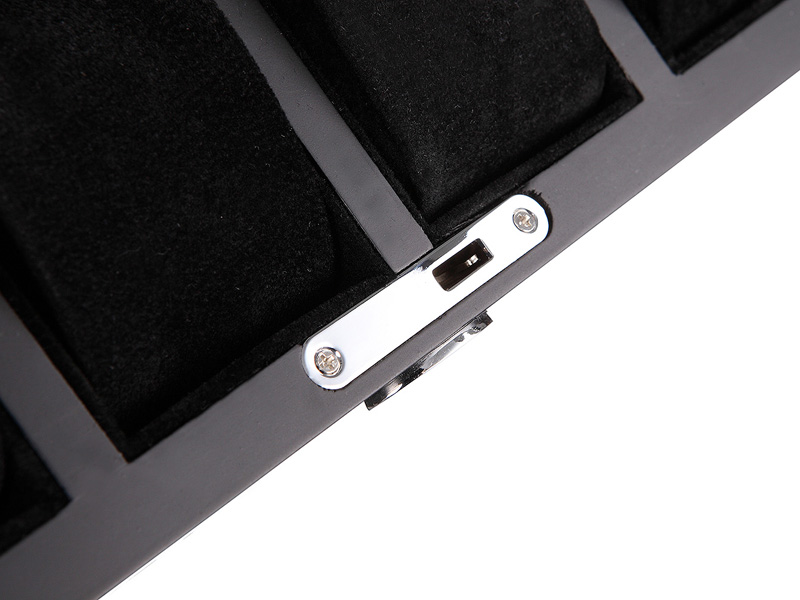 18 Watch Black Wood Veneer Watch Case