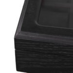 18 Watch Black Wood Veneer Watch Case