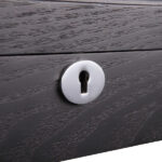 18 Watch Black Wood Veneer Watch Case