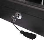 18 Watch Black Wood Veneer Watch Case
