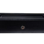5 watch case front view with standard hardware lock and wood veneer exterior