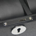 watch case front panel with standard hardware lock detail