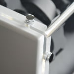 High-Gloss White 4-Watch Winder with Acrylic Display
