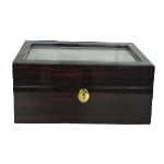 High Glossy Ebony with Grey 12 Watch Case