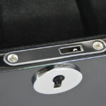 High Glossy Black 6 Watch Case with Tempered Glass Display