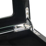 High Glossy Black 6 Watch Case with Tempered Glass Display