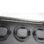 black watch winder winding position detail with watch holder