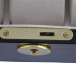 High Glossy Ebony with Apricot 6 Watch Case with Tempered Glass Display