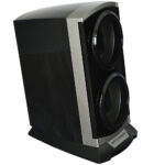 Glossy Black Plastic 2 Watch Winder with LED Light