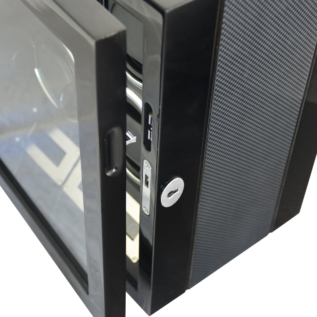 Carbon Fiber 4 Watch Winder with Adjustable TPD and Japanese Mabuchi Motor