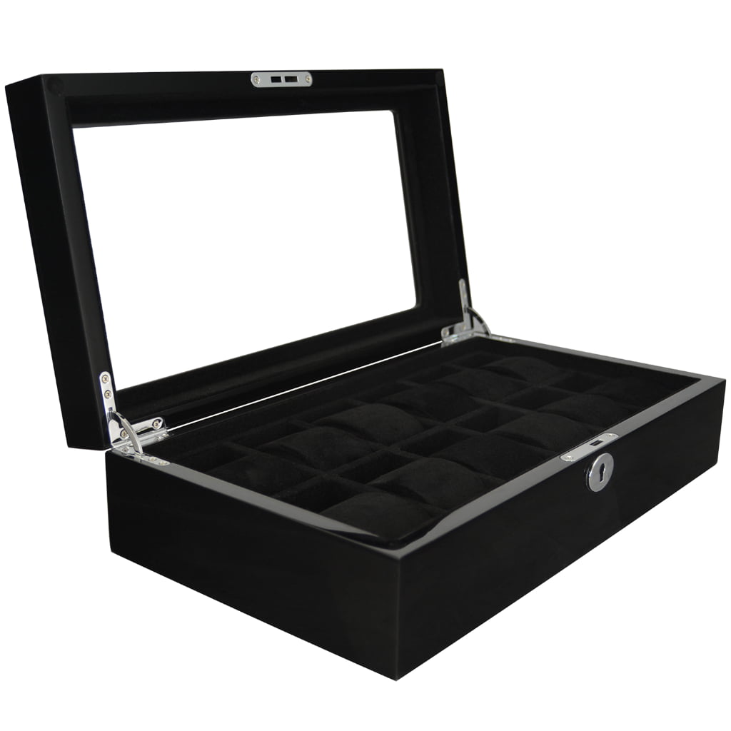High Glossy Black 12 Watch Case