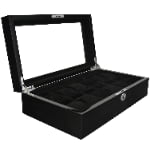 High Glossy Black 12 Watch Case