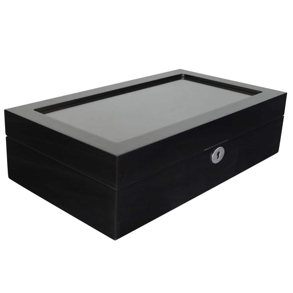 High Glossy Black 12 Watch Case