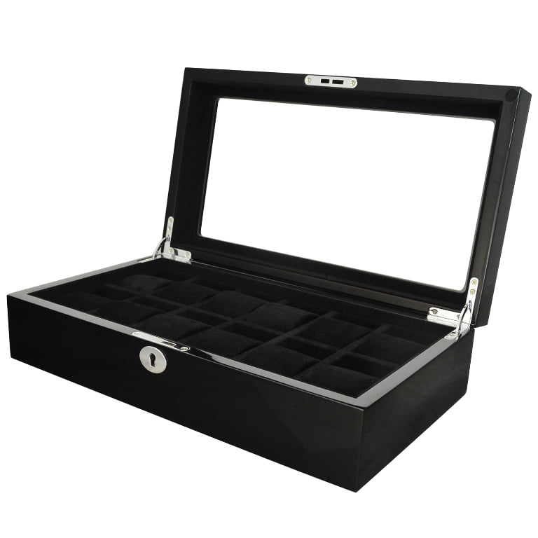 High Glossy Black 12 Watch Case