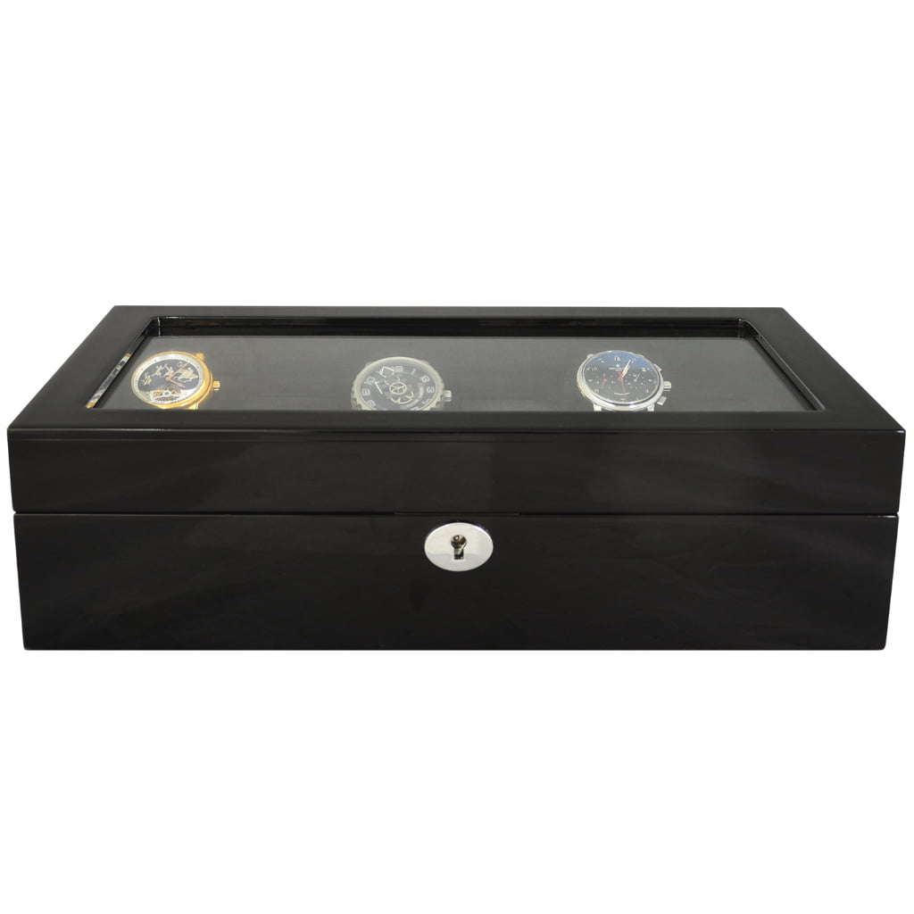 High Glossy Black 12 Watch Case