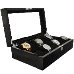 High Glossy Black 12 Watch Case