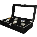 High Glossy Black 12 Watch Case