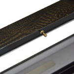 High Glossy Crocodile Grain Deep Green 4 Watch Case