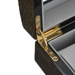 High Glossy Crocodile Grain Deep Green 4 Watch Case