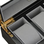 High Glossy Crocodile Grain Deep Green 4 Watch Case