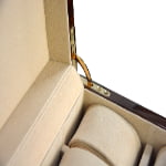 High Glossy Deep Yellow with Apricot 12 Watch Case with Velvet Interior