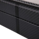 Carbon Fiber 6 Watch Case with Velvet Interior and Acrylic Display Window