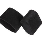 watch case with removable black velvet watch cushions