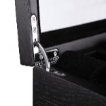 watch case velvet cushions and organized storage compartments
