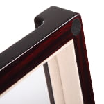 High Glossy Ebony with Apricot 10 Watch Case with Acrylic Display Window