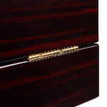 High Glossy Ebony with Apricot 10 Watch Case with Acrylic Display Window