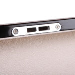 Camphor Glossy Arc 6 Watch Case with Apricot Velvet Interior