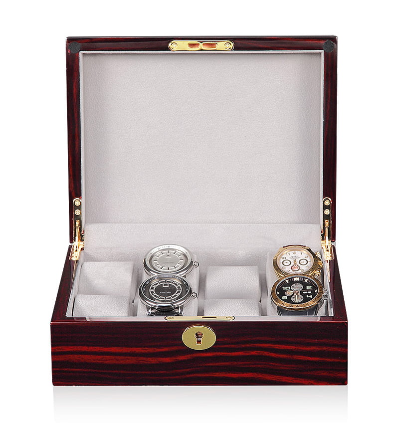 High Glossy Ebony with Grey 8 Watch Case