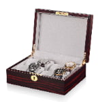 High Glossy Ebony with Grey 8 Watch Case