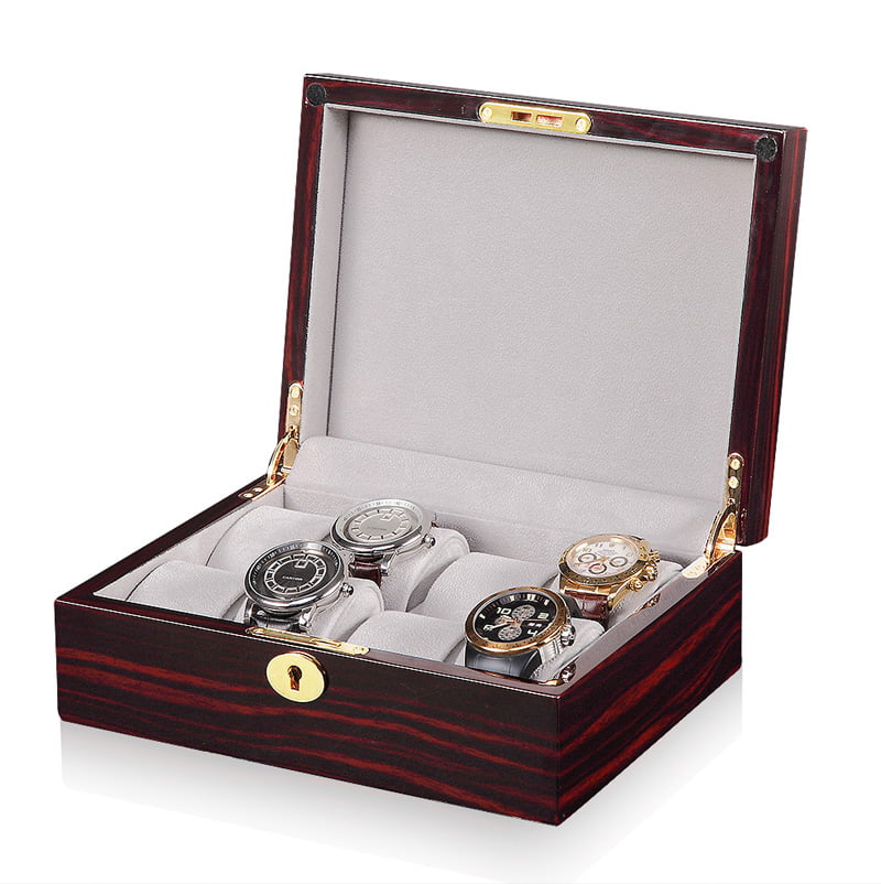 High Glossy Ebony with Grey 8 Watch Case