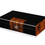 High Glossy Ebony Grain and Black 10 Watch Case