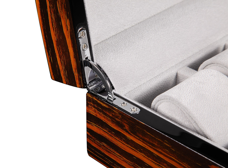 High Glossy Ebony Grain and Black 10 Watch Case