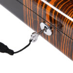 High Glossy Ebony Grain and Black 10 Watch Case
