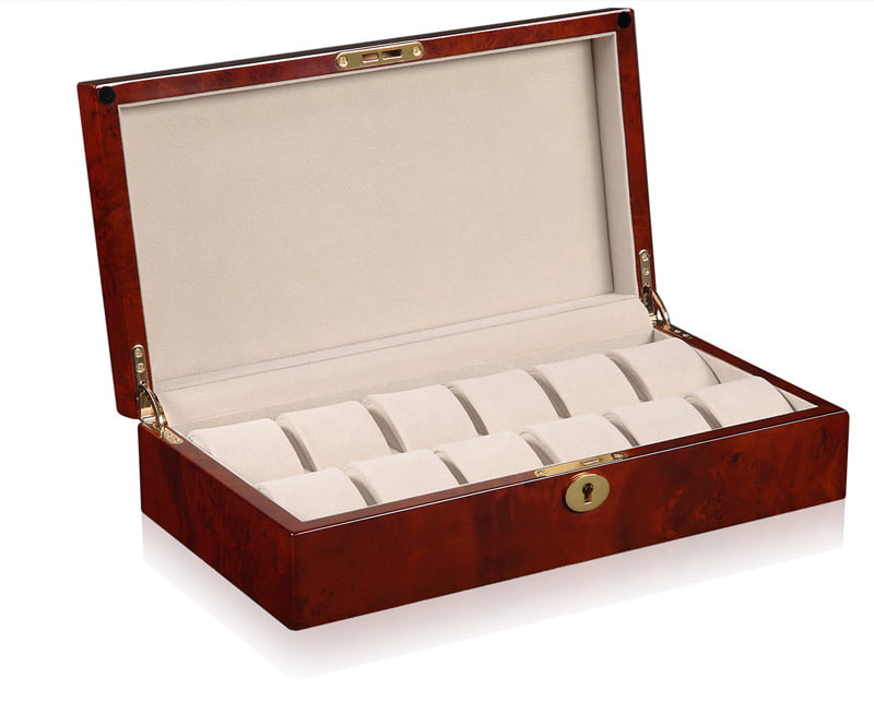 High Glossy Camphor with Apricot 12 Watch Case