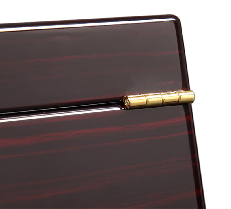 High Glossy Ebony with Apricot 20 Watch Case with Velvet Interior