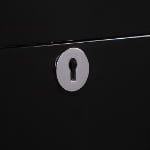 High Glossy Black 25 Watch Case with Tempered Glass Display