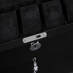 High Glossy Black 25 Watch Case with Tempered Glass Display