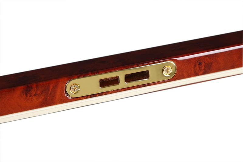 High Glossy Camphor with Beige 25 Watch Case with Tempered Glass Display