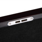 Ebony with Black High Glossy Arc 6 Watch Case with Velvet Interior