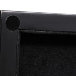Ebony with Black High Glossy Arc 6 Watch Case with Velvet Interior