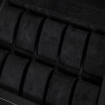 High Glossy Black 10 Watch Case with Acrylic Display Window