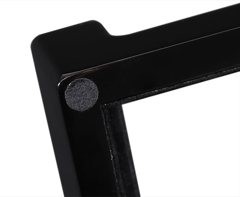 High Glossy Black 10 Watch Case with Acrylic Display Window