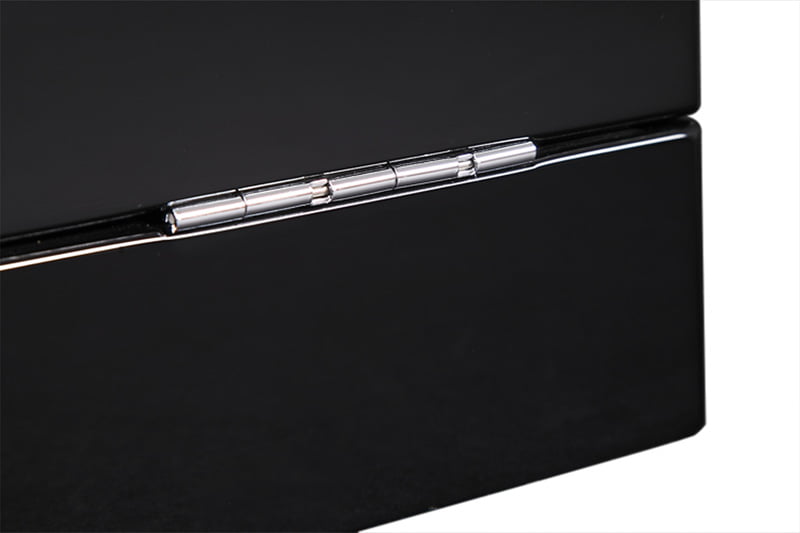 High Glossy Black 10 Watch Case with Acrylic Display Window