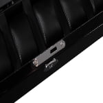 High Glossy Black 4-Watch Winder with 6-Watch Storage with Door Sensor